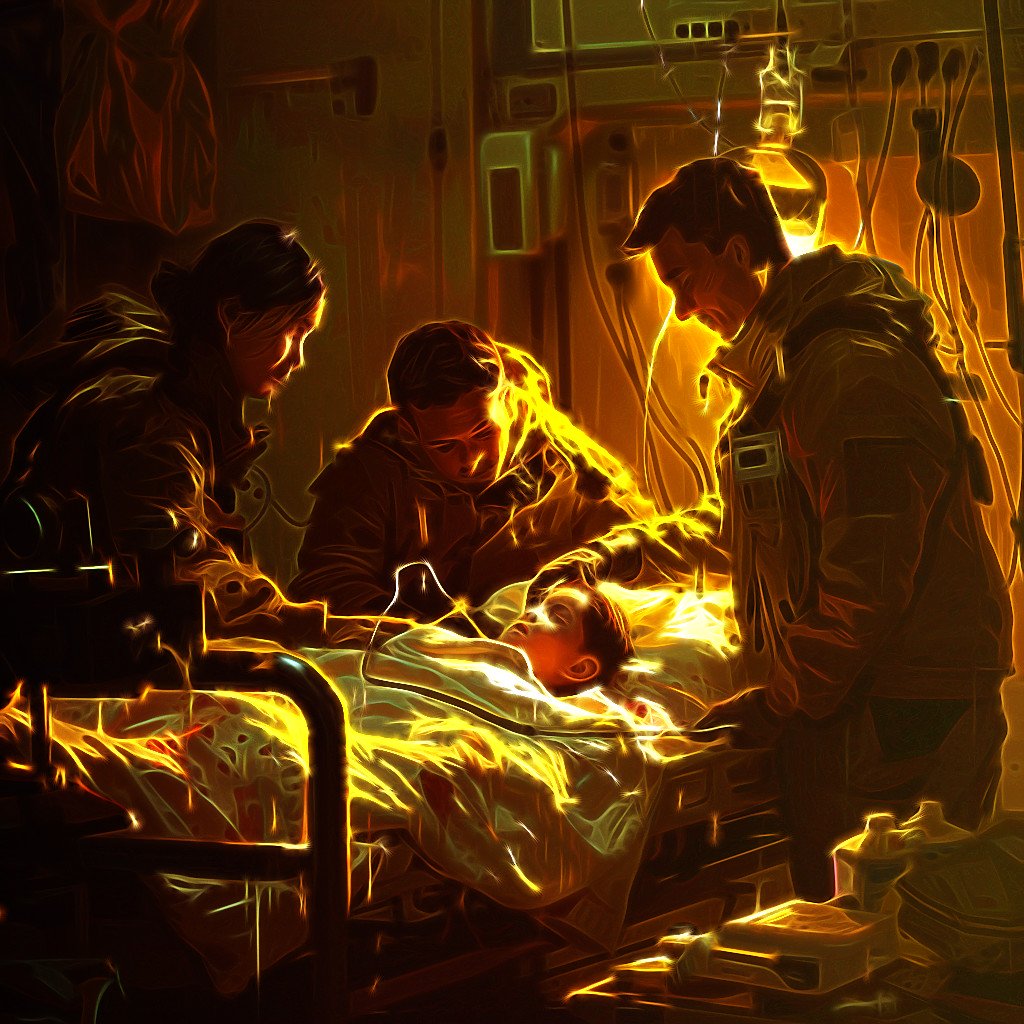 Am Krankenbett mit Rettungsdienst in KI
