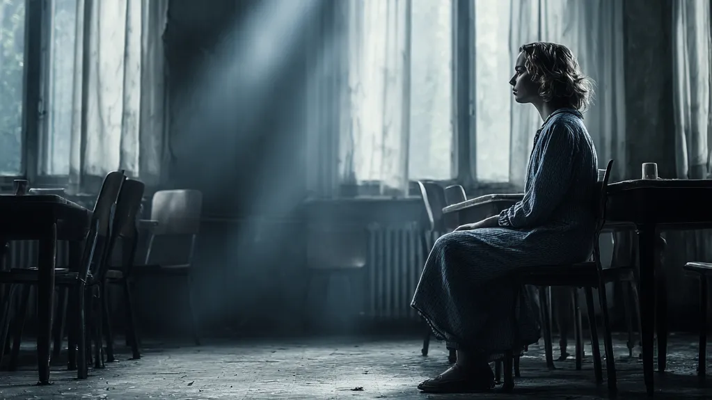 Charlott - Samstag, der 6. Juni 9 Traurige, erschöpfte Person in einem Raum.